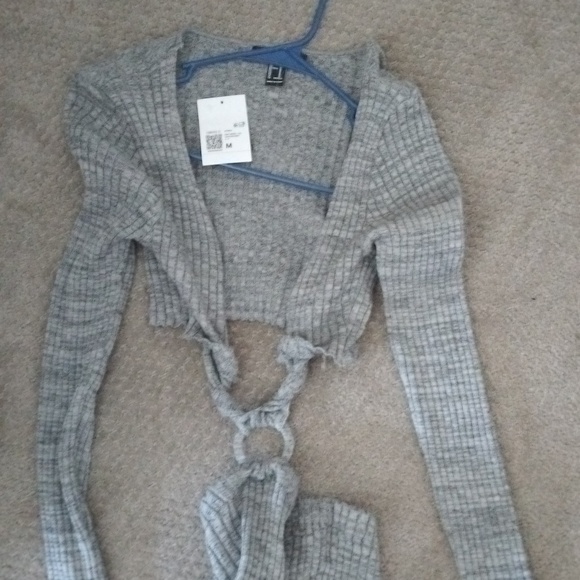 KNIT DRESS HEATHER GRAY - Picture 8 of 10